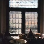 Ein altes Fenster der Keramikwerkstatt