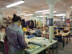 Keramikkurs in der Werkstatt des Kulturamtes Prenzlauer Berg